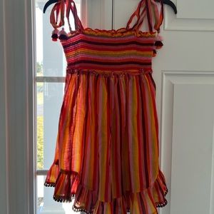 Zimmermann Kids Girl's Kirra Tie-Shoulder A-Line Dress